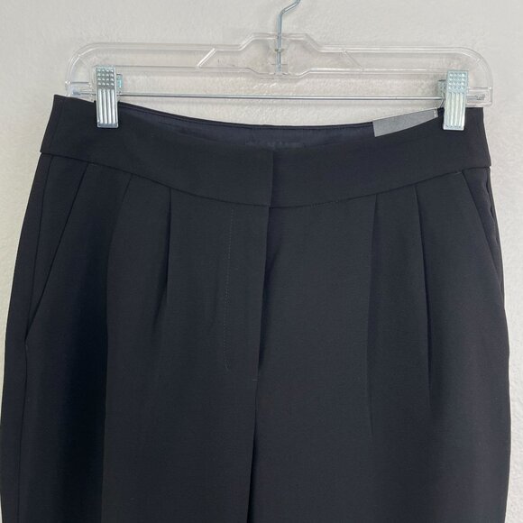 NEW Express Womens 8R Black Pleated Ankle Super High Rise Pants Career Office - Picture 2 of 11